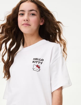 

M&S Collection Camiseta 100 % algodón de Hello Kitty™ (6-16 años) - White, White
