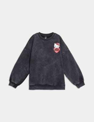 

Girls M&S Collection Cotton Rich Hello Kitty Sweatshirt (6-16 Yrs) - Carbon, Carbon