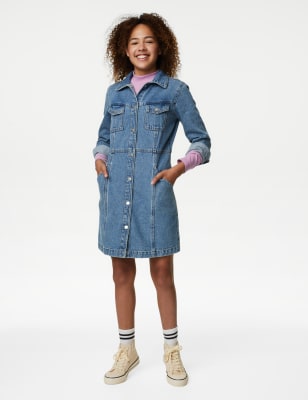 

Girls M&S Collection Denim Dress (6-16 Yrs), Denim