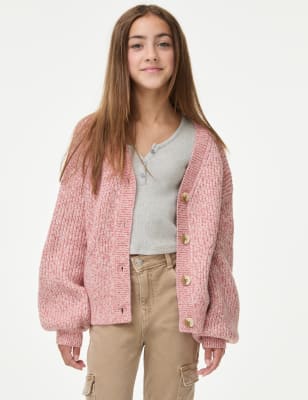 

Girls M&S Collection Chunky Knitted Cardigan (6-16 Yrs) - Pink, Pink