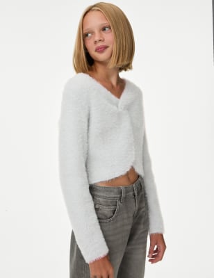 

M&S Collection Flauschiger Pullover (6-16 Jahre) - Grey, Grey