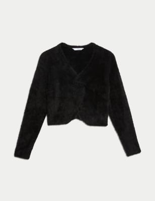 

Girls M&S Collection Fluffy Jumper (6-16 Yrs) - Black, Black