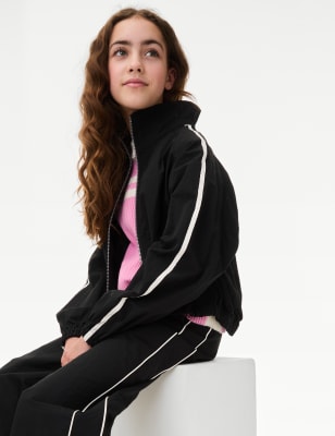 

Girls M&S Collection Zip Jacket (6-16 Yrs) - Black, Black