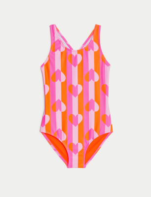 

Girls M&S Collection Printed Swimsuit (6-16 Yrs) - Pink Mix, Pink Mix