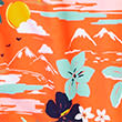 Tropical Print Swimsuit (6-16 Yrs), CORAL MIX, swatch