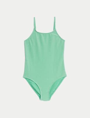 

Girls M&S Collection Sparkle Swimsuit (6-16 Yrs) - Green, Green