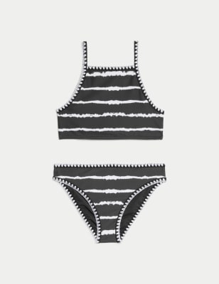 

Girls M&S Collection 2pc Tie Dye Bikini (6-16 Yrs) - Black Mix, Black Mix