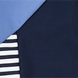 Striped Swimsuit (6-16 Yrs), BLUE MIX, swatch