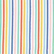 Striped Frill Swimsuit (6-16 Yrs), MULTI, swatch