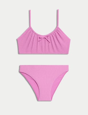 

Girls M&S Collection Glitter Crinkle Bikini (6-16 Yrs) - Purple Mix, Purple Mix