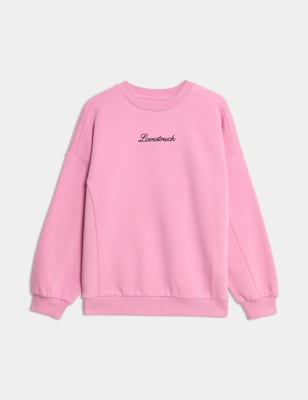 

Girls M&S Collection Cotton Rich Lilo & Stitch™ Sweatshirt (6-16 Yrs) - Pink, Pink