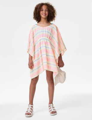 

Girls M&S Collection Cotton Rich Striped Kaftan (6-16 Yrs) - Pink Mix, Pink Mix