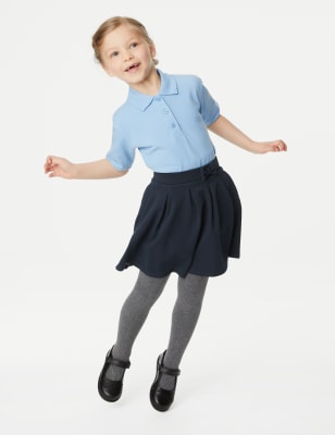 

M&S Collection Falda escolar de punto plisada para chicas (2-14 años) - Navy, Navy