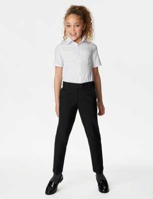 

Girls M&S Collection 2pk Girls' Skinny Leg School Trousers (2-18 Yrs) - Black, Black