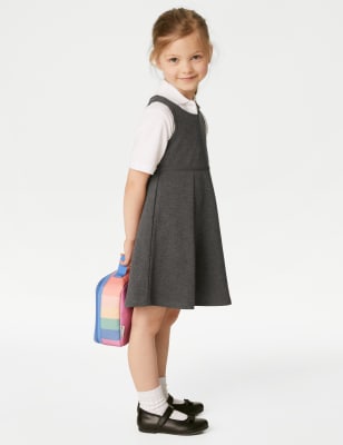 

M&S Collection Pack de 2 pichis escolares de punto para chicas (2-12 años) - Grey, Grey