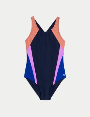 

Girls Goodmove Colour Block Swimsuit (6-16 Yrs) - Multi, Multi
