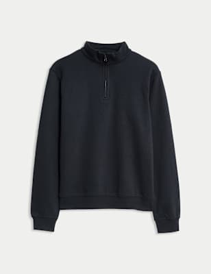 

M&S Collection Sweatshirt mit Reißverschlusskragen für ältere Kinder (10-16 J.) - Navy, Navy