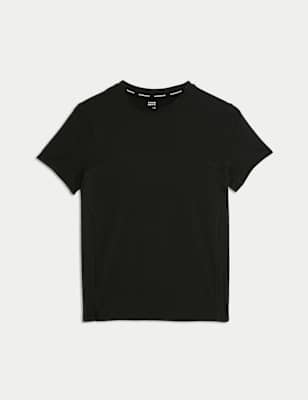 

Unisex,Boys,Girls Goodmove Mesh Panel T-Shirt (6-16 Yrs), Black