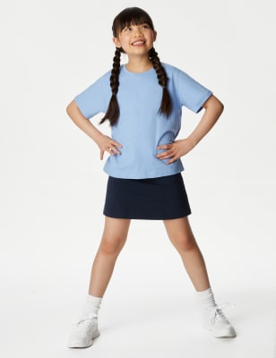 

Goodmove Falda pantalón escolar deportiva para chicas (2-16 años) - Navy, Navy