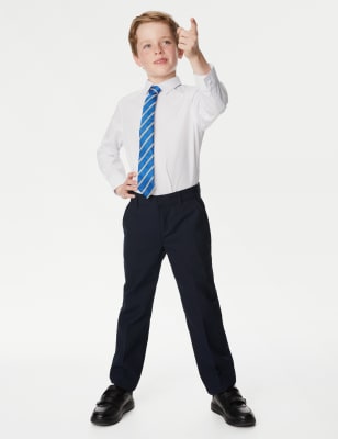 

M&S Collection Pack de 2 pantalones escolares regular para chicos (2-18 años) - Navy, Navy