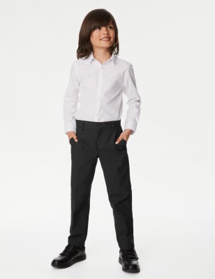 

Boys M&S Collection 2pk Boys' Regular Leg School Trousers (2-18 Yrs) - Black, Black