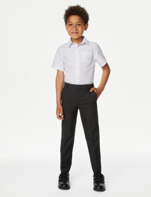 

Boys M&S Collection 2pk Boys' Slim Leg School Trousers (2-18 Yrs) - Black, Black