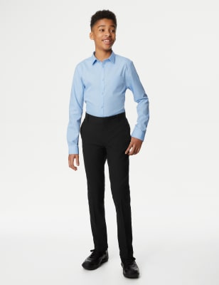 

M&S Collection Länger geschnittene Schulhose mit engem Bein für Jungen (2-18 J.) - Black, Black