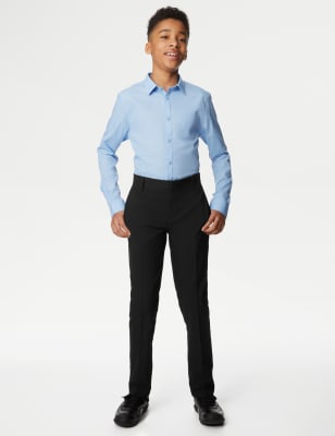 

M&S Collection Tallas Plus - Pantalón escolar skinny con más cintura para chicos (2-18 años) - Black, Black