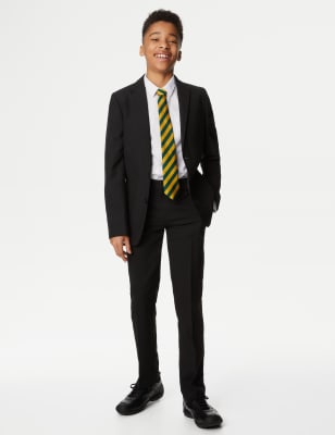 

Boys M&S Collection Senior Boys Slim Fit School Blazer (9-18 Yrs) - Black, Black