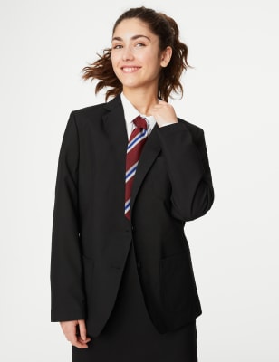 

Girls M&S Collection Senior Girls Regular Fit School Blazer (9-16 Yrs) - Black, Black