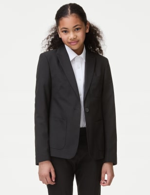 

Girls M&S Collection Senior Girls School Slim Fit Blazer (9-18 Yrs) - Black, Black