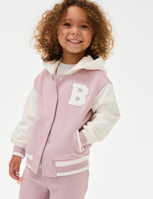 

Girls M&S Collection Cotton Rich Ballet Bomber (2-8 Yrs) - Pink, Pink