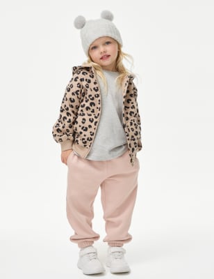 

Girls M&S Collection Cotton Rich Animal Print Zip Hoodie (2-8 Yrs) - Neutral Brown, Neutral Brown