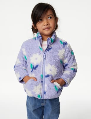 

Marks & Spencer Borg Floral Jacket (2-8 Yrs) (GIRLS, VIOLET, 2-3 Y)