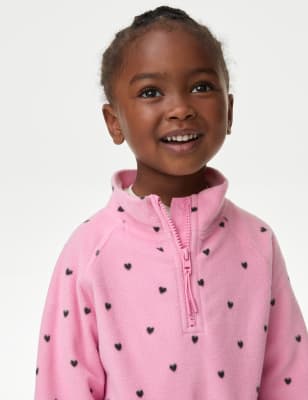 

Girls,Unisex,Boys M&S Collection Printed Fleece Top (2-8 Yrs) - Pink, Pink