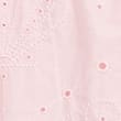 Pure Cotton Shell Broderie Top (2-8 Years), PALE PINK, swatch