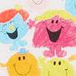 Pure Cotton Mr Men&trade; & Little Miss&trade; Top (2-7 Yrs), WHITE MIX, swatch