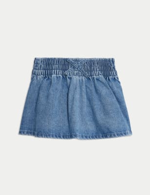 

Girls M&S Collection Denim Mini Skirt (2-8 Yrs), Denim