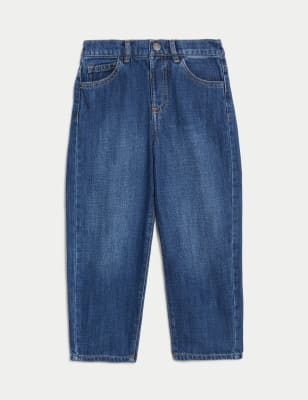 

Girls M&S Collection Mom Denim Jeans (2-8 Yrs) - Dark Denim, Dark Denim