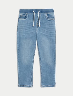 

Girls M&S Collection Mom Denim Elasticated Waist Jeans (2-8 Yrs) - Light Denim, Light Denim