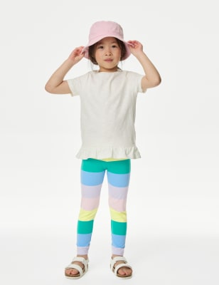 

Girls M&S Collection Cotton Rich Printed Leggings (2-8 Yrs) - Multi, Multi