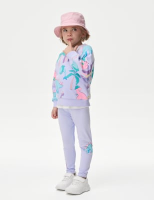 

M&S Collection Leggings de algodón (2-8 años) - Lilac, Lilac