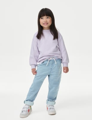 

M&S Collection Normal geschnittene Denim-Jeans mit bequemer Taille (2-8 Jahre) - Light Denim, Light Denim