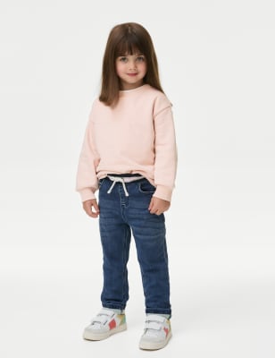 

Girls,Unisex,Boys M&S Collection Regular Comfort Waist Denim Jeans (2-8 Years), Denim