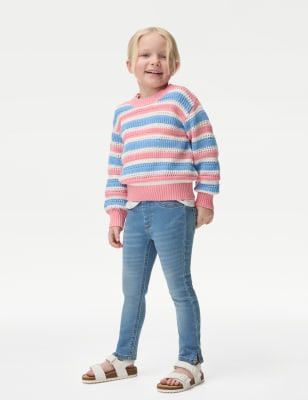 

Girls M&S Collection Denim Jeggings (2-8 Yrs) - Med Blue Denim, Med Blue Denim