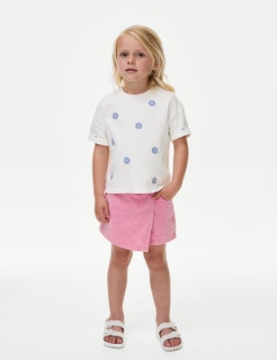 

M&S Collection Denim-Skort (2-8 J.) - Pink, Pink