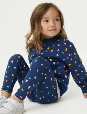 

Girls M&S Collection Cotton Rich Heart Sweatshirt (2-8 Yrs) - Navy Mix, Navy Mix