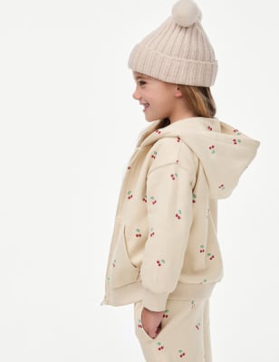 

Girls,Unisex,Boys M&S Collection Cotton Rich Cherries Zip Hoodie (2-8 Yrs) - Ivory Mix, Ivory Mix