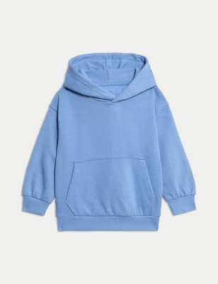 

Girls,Unisex,Boys M&S Collection Cotton Rich Plain Hoodie (2-8 Yrs) - Fresh Blue, Fresh Blue