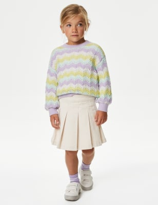 

Girls M&S Collection Denim Tennis Skirt (2-8 Yrs) - Ecru, Ecru
